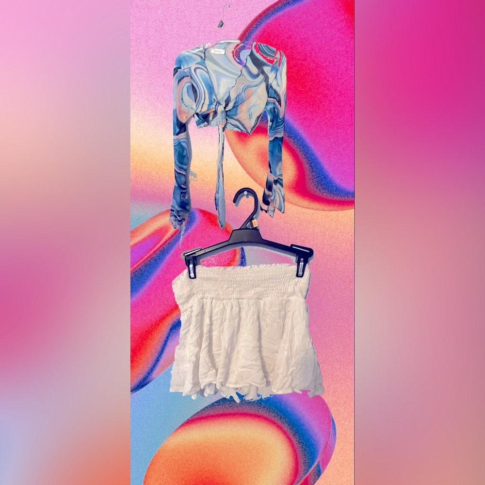 fashion nova mini skort set